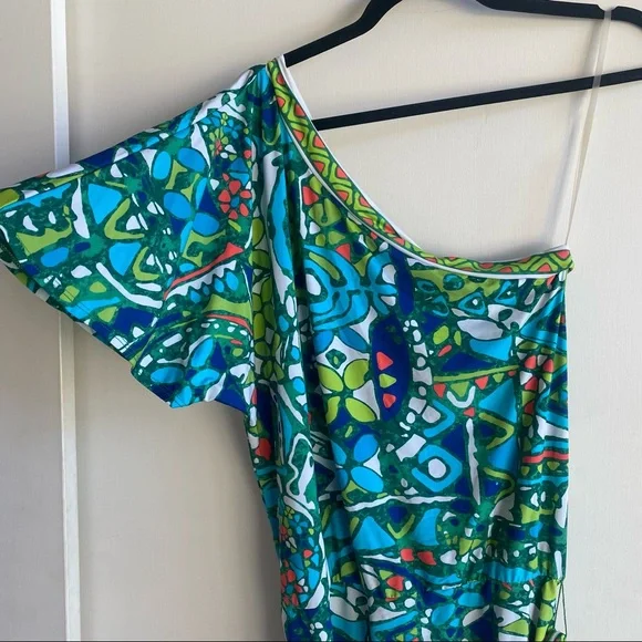 Trina Turk “Bali Hai” Dress Caftan Size S - Picture 4 of 9